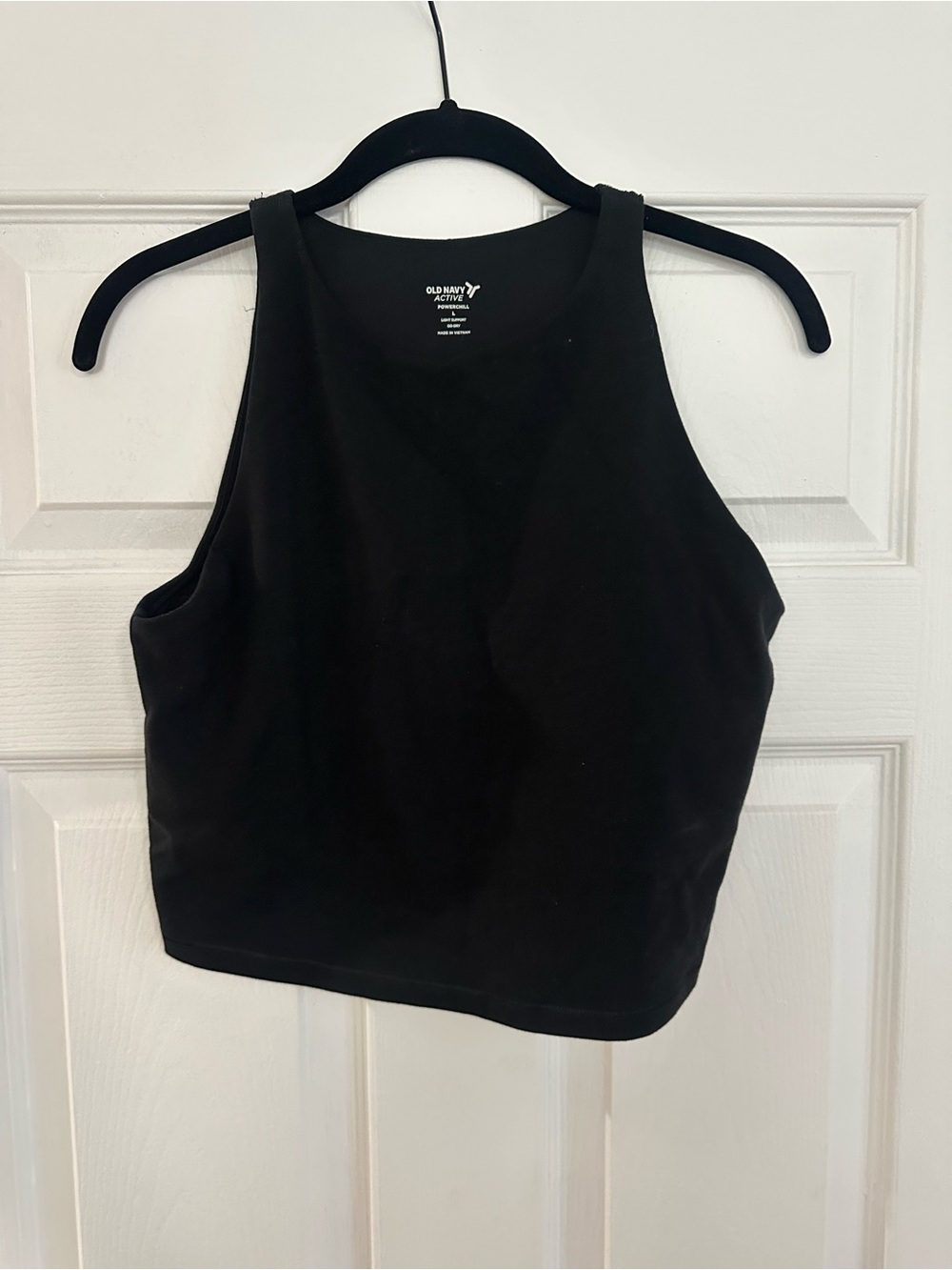 Old Navy Black High Neck Tank